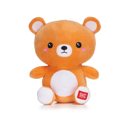Posh Paws 49402B Kawaii Kuties 9.5" (24cm) Hagu The Bear Soft Plush Toy, Brown