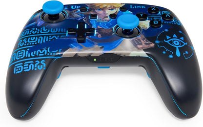 PowerA verbeterde draadloze controller voor Nintendo Switch met Lumectra - Wakker worden, Link, gamepad, gamecontroller, Bluetooth-controller, oplaadbaar