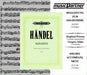 Händel: 3 Sonaten f. Flöte od. Violine Künstler: Begleitung zur Flöten-/Violinen-Solostimme: Siegfried Petrenz, Gregory Johns Künstler: Begleitung zur Violin-Solostimme: Sinfonietta Köln, Frowein