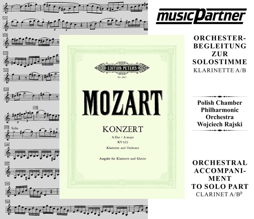 Klarinettenkonzert A&Transpositionb Kv 622