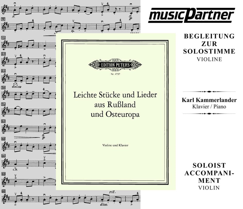 Leichte Stücke und Lieder aus Rußland