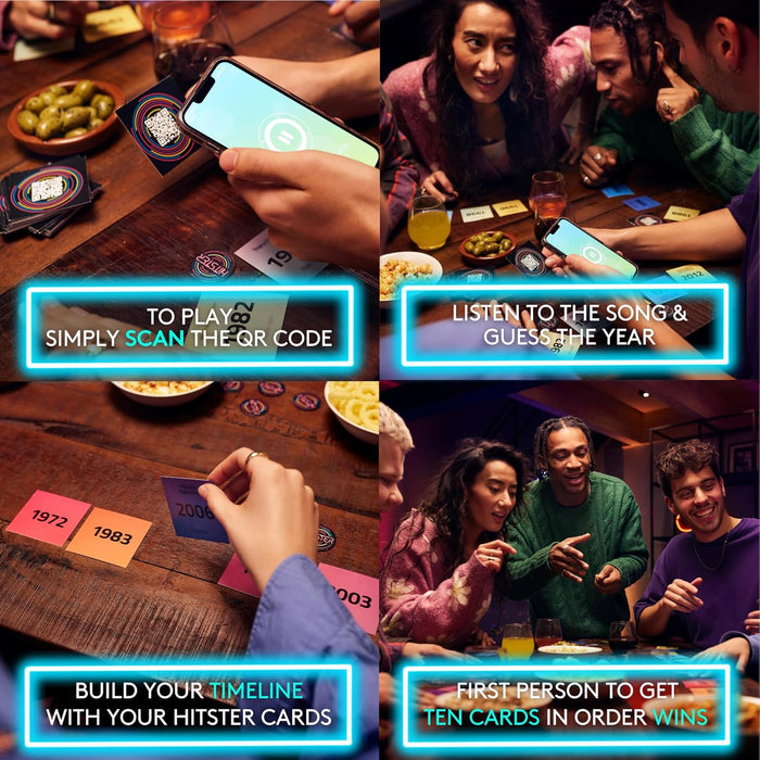 Hitster Summer Party - The Music Party Board, Card & Quiz Game for BBQs, Date Nights & Garden Parties - 300+ New Songs - Guess the Song, Year & Artist - Adult & Family Games, 2-10 Players - Jumbo (UK