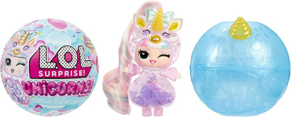 L.O.L. Surprise! Unicorns Tots - Inclusief 1 pop, lavalampervaring en transparante functies, blinde verpakking, 8 poppen om te verzamelen, 2 kleurrijke drankjes, ideaal voor kinderen vanaf 4 jaar