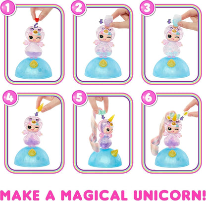 L.O.L. Surprise! Unicorns Tots - Inclusief 1 pop, lavalampervaring en transparante functies, blinde verpakking, 8 poppen om te verzamelen, 2 kleurrijke drankjes, ideaal voor kinderen vanaf 4 jaar