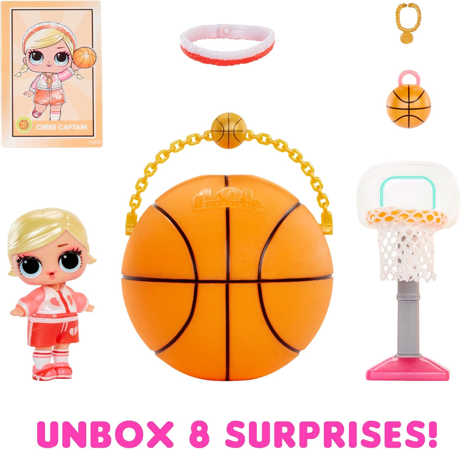 L.O.L. Surprise! All-Star Sports Vault Collection Tots - Comprend 1 Poupée, Emballage Opaque, 12 Poupées à Collectionner, 8 Accessoires à Déballer, Cadeau Pour les Enfants de 4 Ans et +