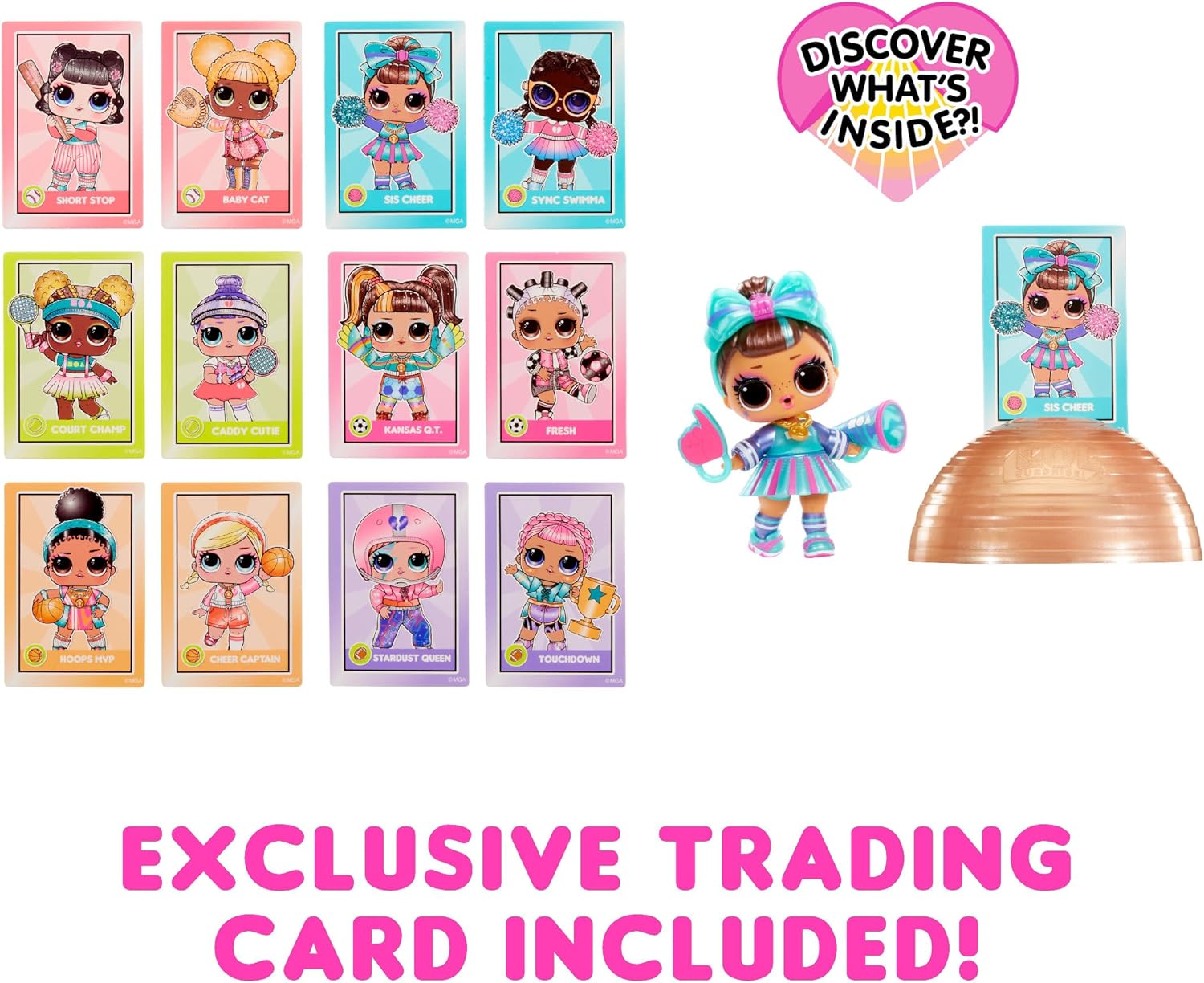 L.O.L. Surprise! All-Star Sports Vault Collection Tots - Comprend 1 Poupée, Emballage Opaque, 12 Poupées à Collectionner, 8 Accessoires à Déballer, Cadeau Pour les Enfants de 4 Ans et +