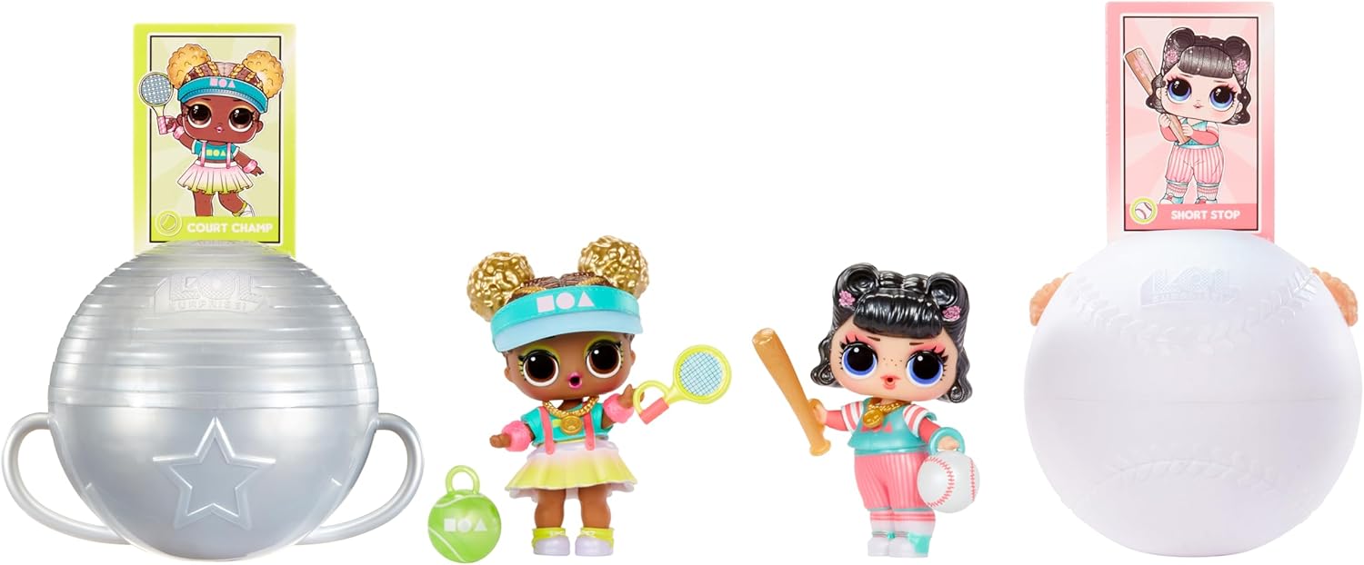 L.O.L. Surprise! All-Star Sports Vault Collection Tots - Comprend 1 Poupée, Emballage Opaque, 12 Poupées à Collectionner, 8 Accessoires à Déballer, Cadeau Pour les Enfants de 4 Ans et +