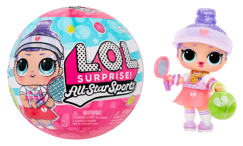 L.O.L. Surprise! All-Star Sports Vault Collection Tots - Comprend 1 Poupée, Emballage Opaque, 12 Poupées à Collectionner, 8 Accessoires à Déballer, Cadeau Pour les Enfants de 4 Ans et +