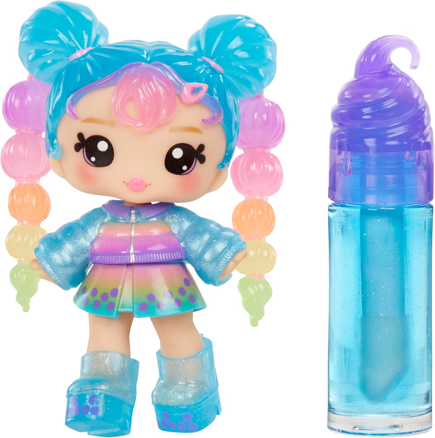 Yummiland Lip Gloss Doll - Britney Boba - Inclusief DIY Lip Gloss Kit, Geschikt Voor Kinderen Vanaf 4 Jaar