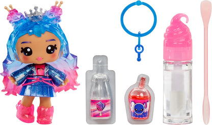 Yummiland Lip Gloss Poupée - Roxie Crystal Candy - Inclut le Kit DIY Lip Gloss, Convient aux Enfants de 4 Ans et Plus