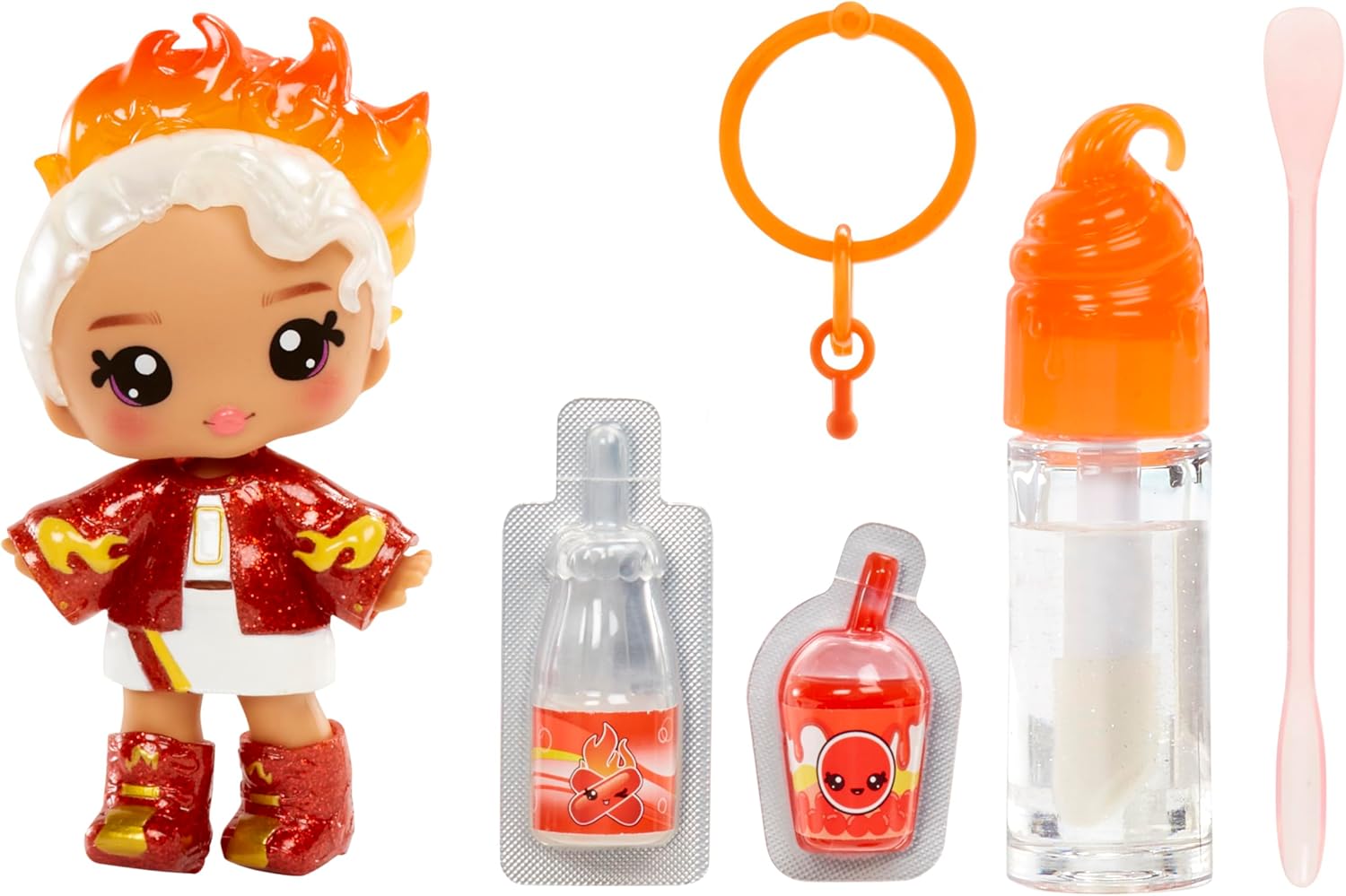 MGA Entertainment - Yummiland Pop - Amber Cinnamon met Lipgloss Set