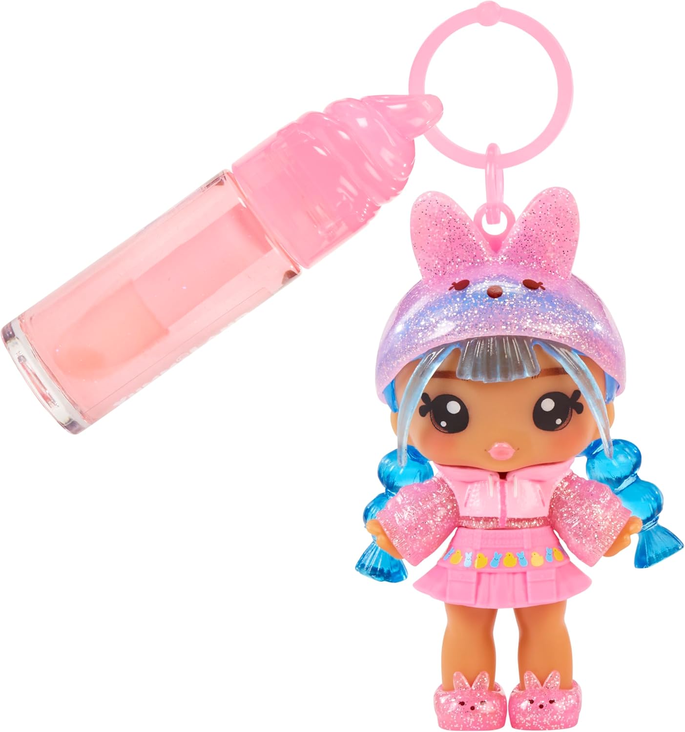 MGA Entertainment - Yummiland Pop - Easter Marsha Peeps Roze met Lipgloss Set