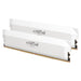 Crucial Pro DDR5 RAM 64GB Kit (2x32GB) 6400MHz CL40, Overclocking Gaming Memory, Intel XMP 3.0 / AMD EXPO, Computer Memory (PC), White - CP2K32G64C40U5W