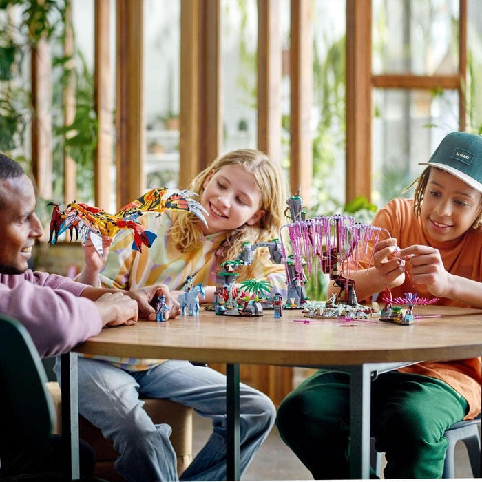 LEGO 75574 Avatar Toruk Makto & Tree of Souls, Buildable Toy with Jake Sully and Neytiri Minifigures plus Direhorse Animal Figure, Glow in the Dark Pandora Scenes