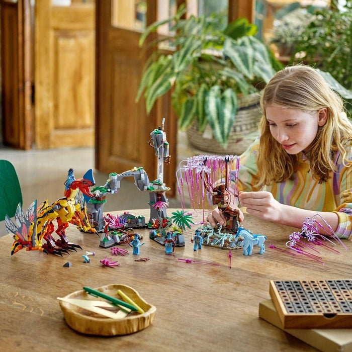LEGO 75574 Avatar Toruk Makto & Tree of Souls, Buildable Toy with Jake Sully and Neytiri Minifigures plus Direhorse Animal Figure, Glow in the Dark Pandora Scenes