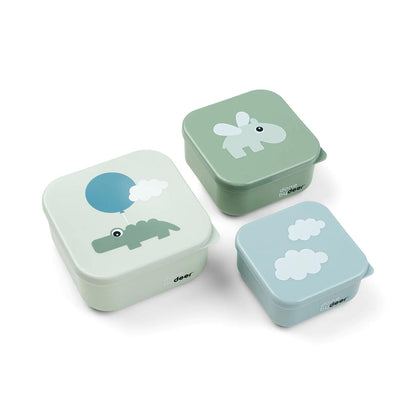 Done by Deer - Done by Deer Snackbox Blije Wolken Groen 3st.