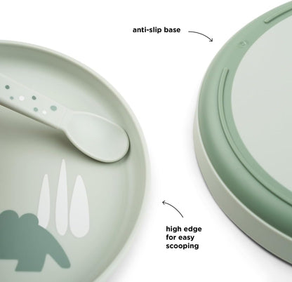Done by Deer - Done by Deer Kinderbord Croco Groen