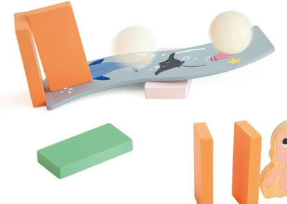 Classic World Houten Domino Oceaan, 100dlg.
