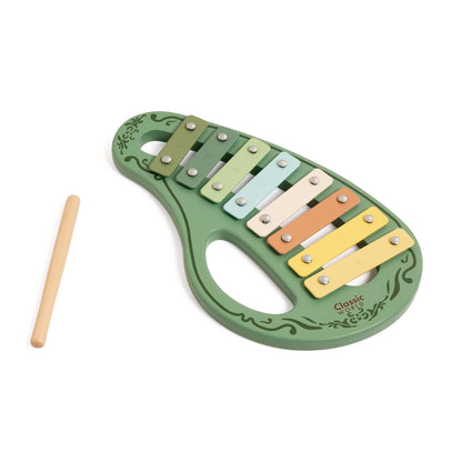 Classic World - Classic World Houten Vintage Xylofoon Groen 2dlg.
