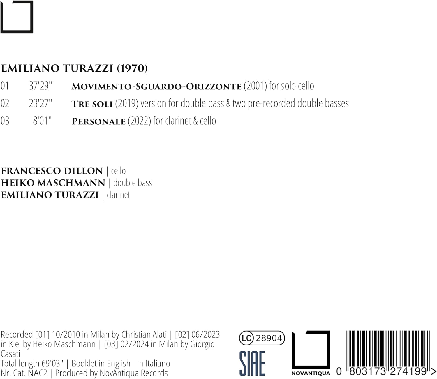 Emiliano Turazzi: Occasioni