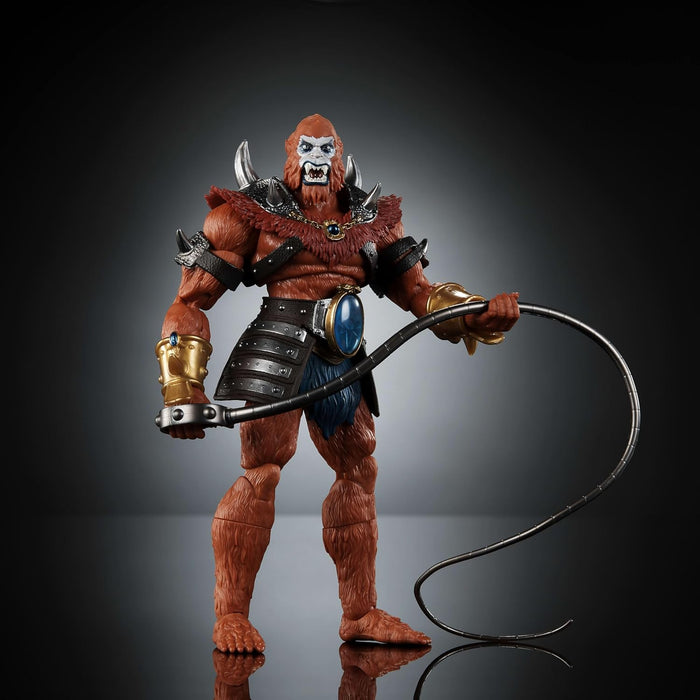 Masters of the Universe Masterverse 7-Inch Action Figure, New Eternia Beast Man, MOTU Toy Villain, Skeletor Henchman, 30 Articulations