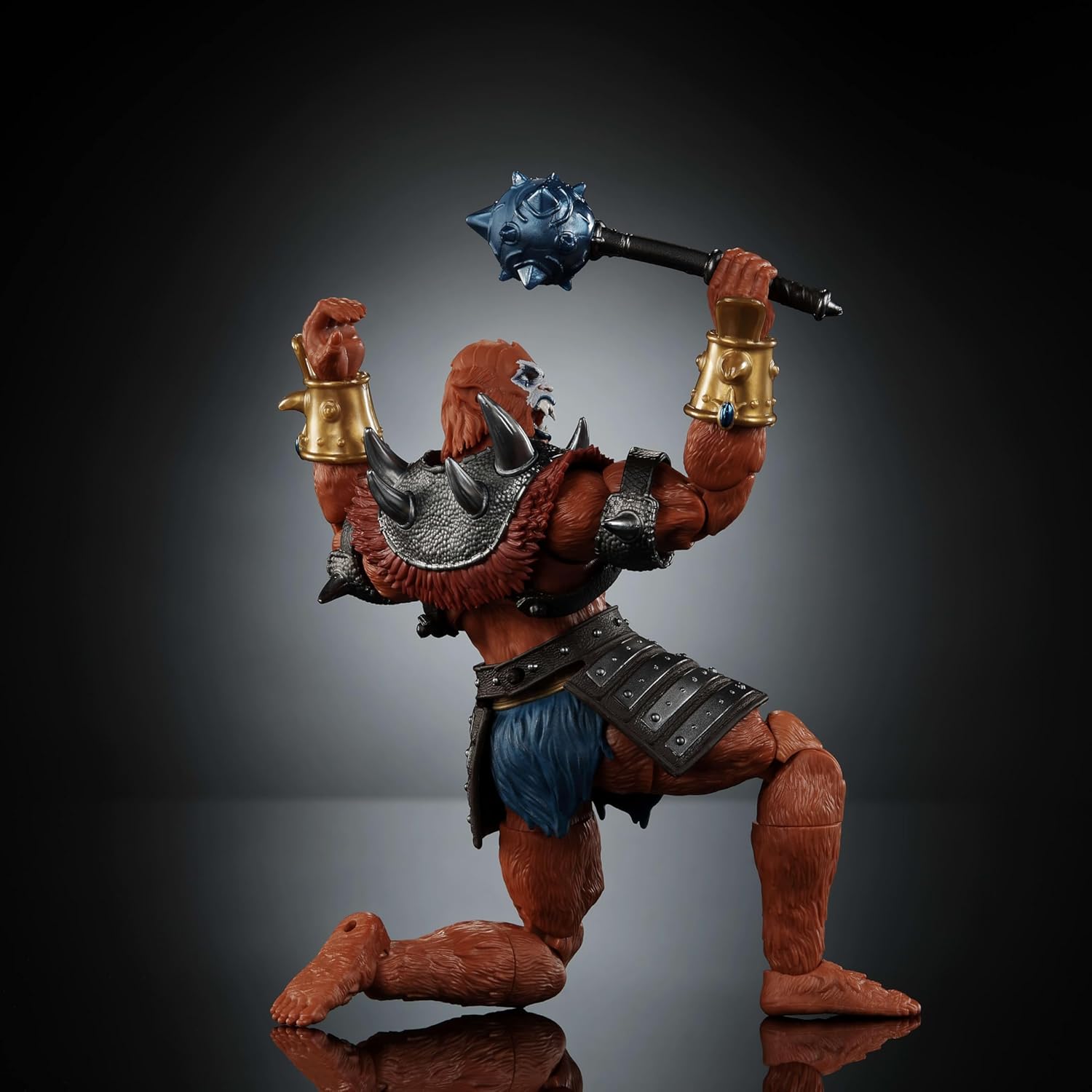 Masters of the Universe Masterverse 7-Inch Action Figure, New Eternia Beast Man, MOTU Toy Villain, Skeletor Henchman, 30 Articulations