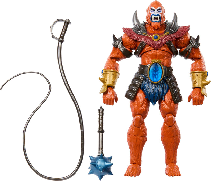 Masters of the Universe Masterverse 7-Inch Action Figure, New Eternia Beast Man, MOTU Toy Villain, Skeletor Henchman, 30 Articulations