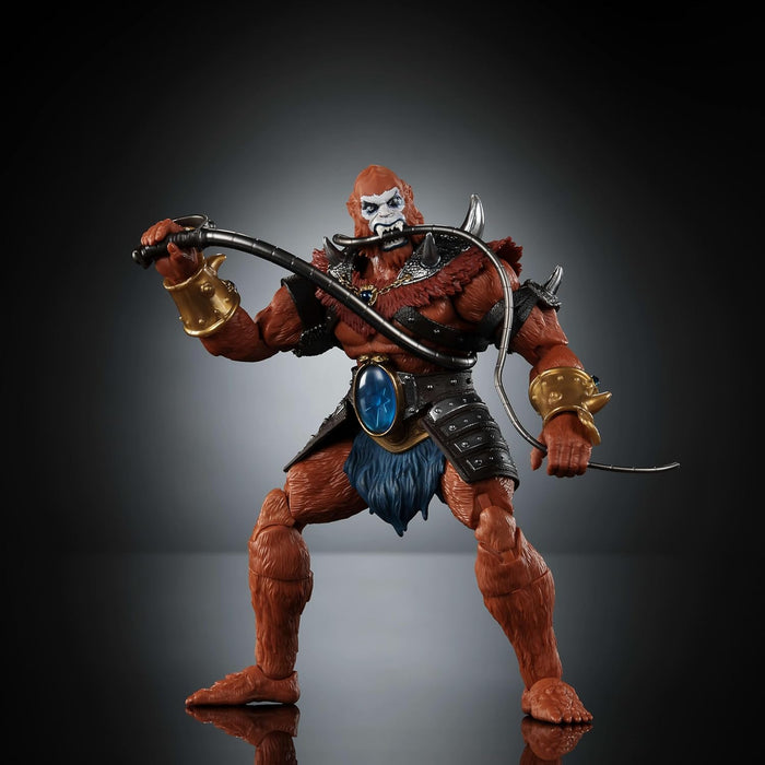 Masters of the Universe Masterverse 7-Inch Action Figure, New Eternia Beast Man, MOTU Toy Villain, Skeletor Henchman, 30 Articulations