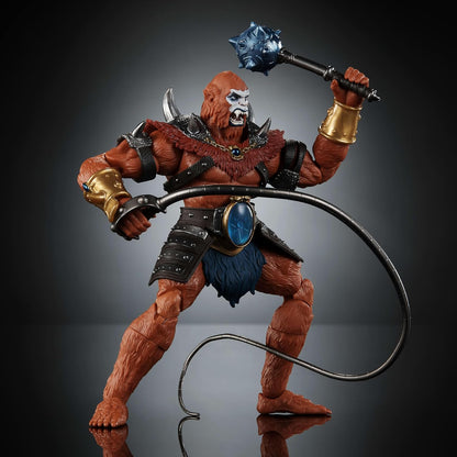 Masters of the Universe Masterverse 7-Inch Action Figure, New Eternia Beast Man, MOTU Toy Villain, Skeletor Henchman, 30 Articulations