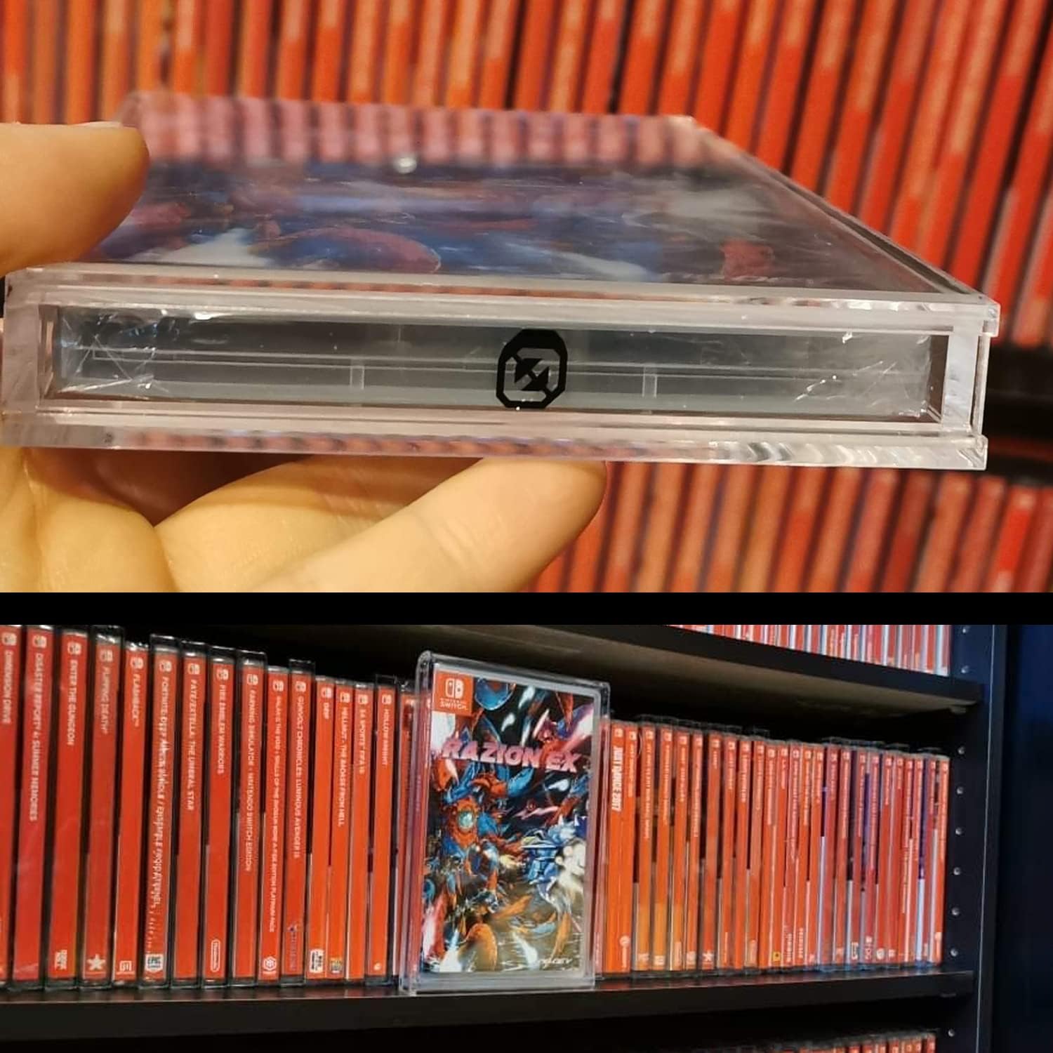Acrylgehause 2er-Pack fur Nintendo Switch Spiele
