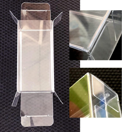 Display Case Protector Compatible for Hot Wheels 1/64 Display Case Die Cast Standard-Sized Cars- 0.45MM PET Protector - Pack of 50 Toy Car Storage Organizer