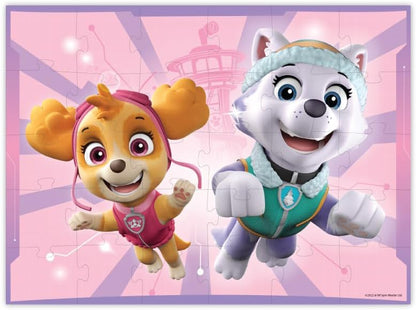 Paw Patrol Kids Jigsaw Puzzle, 30 Pieces, Ages 3+, Pink and Purple