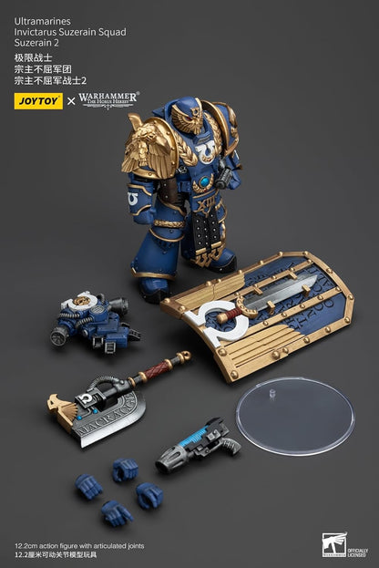 JOYTOY Warhammer Horus's Reverse/Ultramarine, Invictal, Susaine, Squad, Sousarain 2, 1/18 Scale Action Figure, Complete Product