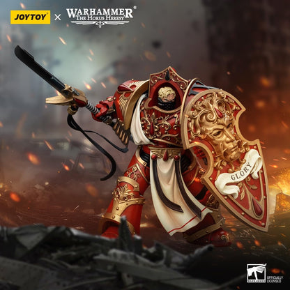 JOYTOY Warhammer Horus Heresy Figura de acción coleccionable a escala 1/18 de 5.6 pulgadas Blood Angels Crimson Paladins Squad Crimson Ejemplar con exquisito diseño, regalos para fans y coleccionistas