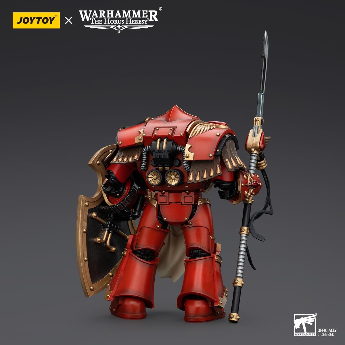 JOYTOY Warhammer Horus Heresy Figura de acción coleccionable a escala 1/18 de 5.6 pulgadas Blood Angels Crimson Paladins Squad Crimson Ejemplar con exquisito diseño, regalos para fans y coleccionistas