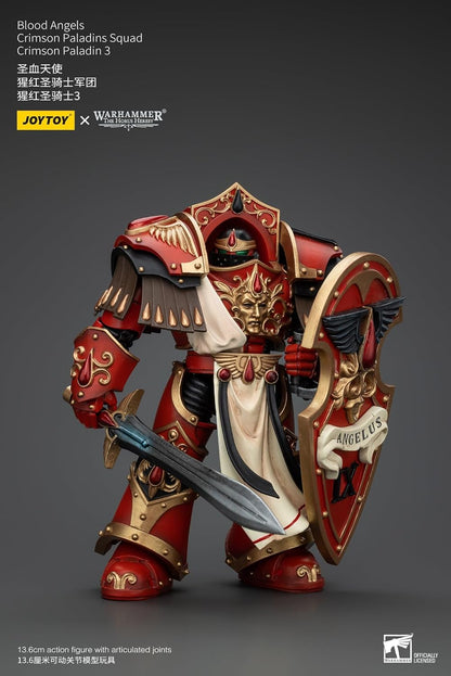 JOYTOY Warhammer Horus's Reverse, Blood Angel, Crimson Paladin, Squad, Crimson Paladin 3, Action Figure, Complete Figure