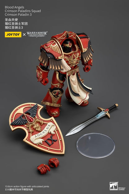 JOYTOY Warhammer Horus's Reverse, Blood Angel, Crimson Paladin, Squad, Crimson Paladin 3, Action Figure, Complete Figure