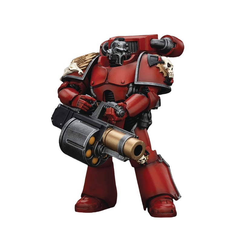 JOYTOY Warhammer 40,000 Blood Angels Tier Squad Eerelim (Equipped with Angel's Tier Grenade Launcher) 1/18 Scale Action Figure Complete