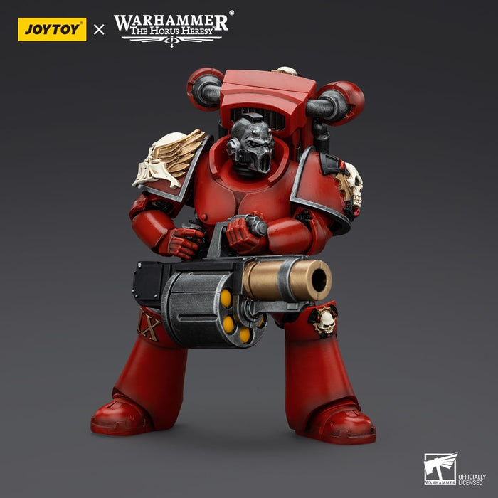 JOYTOY Warhammer 40,000 Blood Angels Tier Squad Eerelim (Equipped with Angel's Tier Grenade Launcher) 1/18 Scale Action Figure Complete