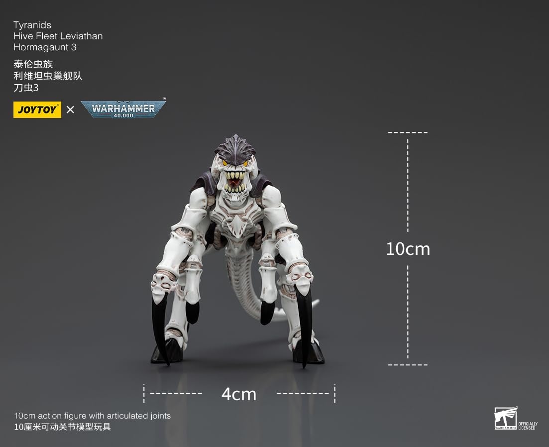 JOYTOY Warhammer 40,000 Tyrannid Homagont 3 Figura de acción completa