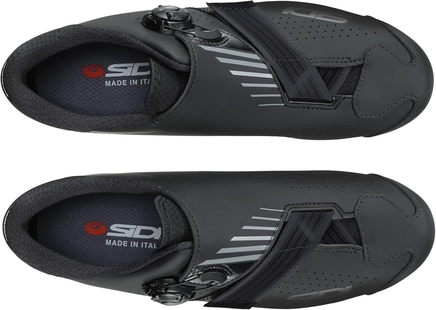 Sidi Prima Mega Fit Road Shoes - Monochrome Black/Black / 47, Black/Black (size: 47)