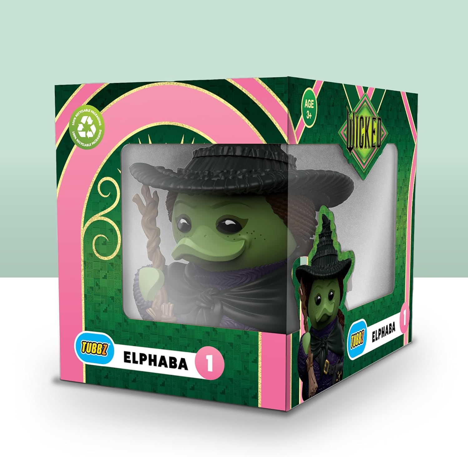 TUBBZ Boxed: Wicked - Elphaba Thropp Cosplaying Rubber Duck Vinyl Figure