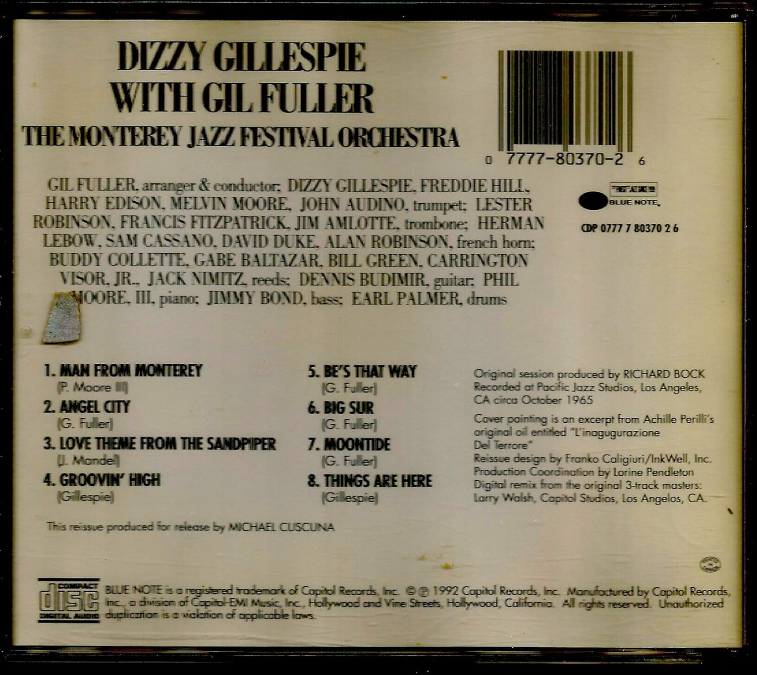 With Gil Evans & Montery Jazz
