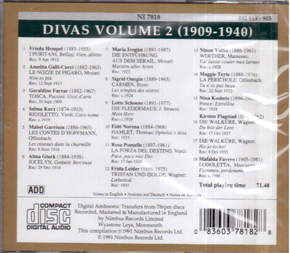 Divas Vol.2 1909-1940