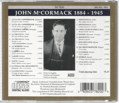 Mc Cormack In Opera