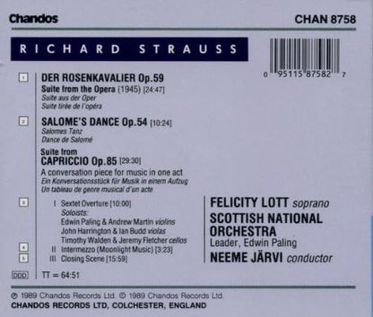 Der Rosenkavalier Op. 59 - Suite From The Opera / Salome`S Dance Op. 54 / Suite From Capriccio Op. 85