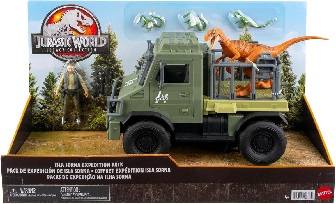 Jurassic World Legacy Collection Dinosaur Expedition Pack Toy for Ages 4 and Up