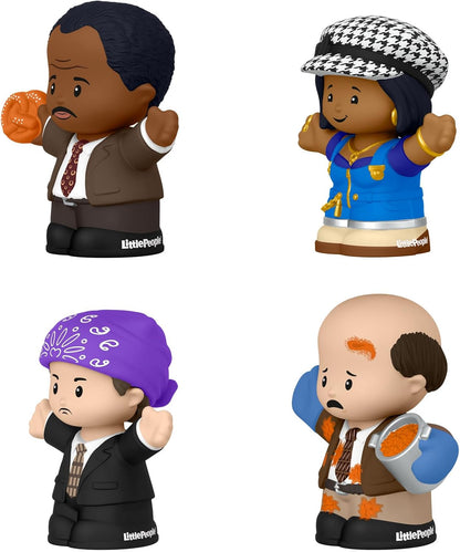 Little People Collector The Office Best Moments from US TV Show Special Edition Set for Adults & Fans in Display Box, 4 Figures, HVG56