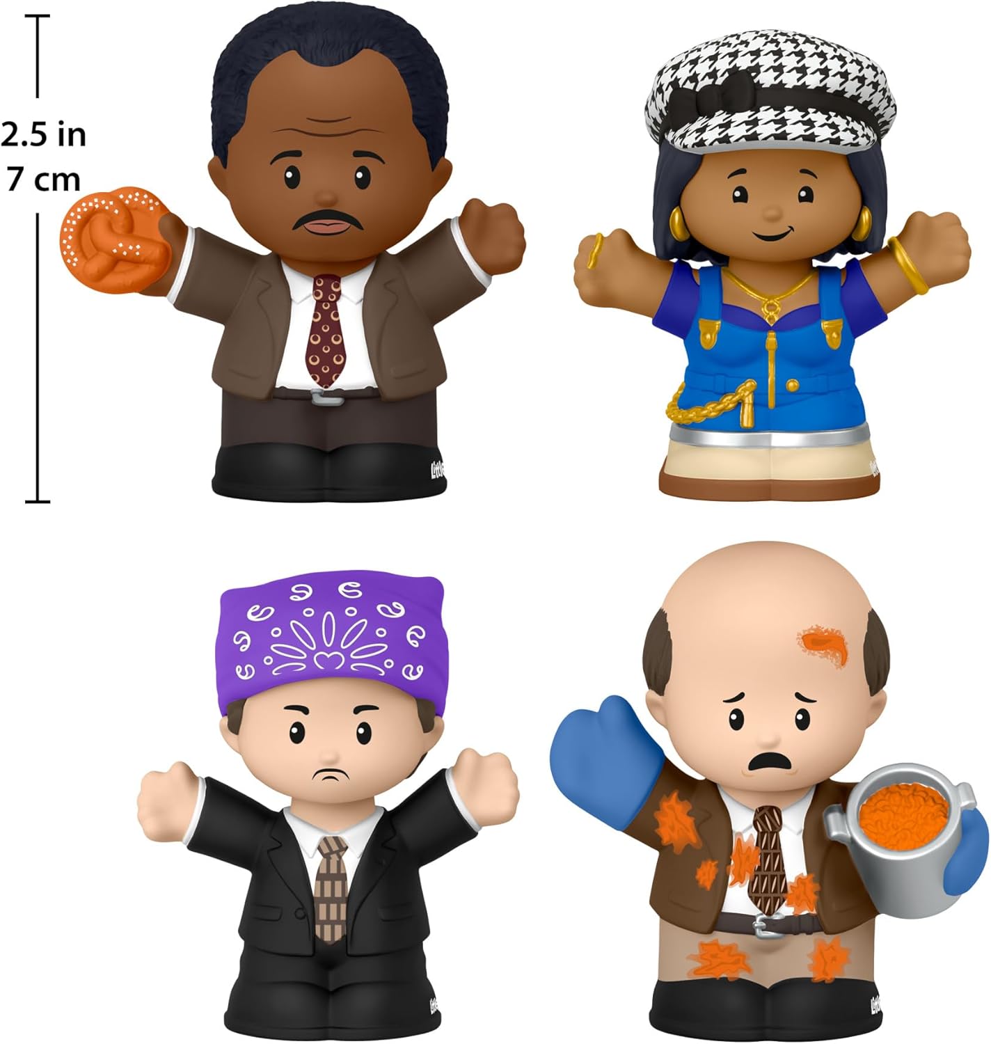 Little People Collector The Office Best Moments from US TV Show Special Edition Set for Adults & Fans in Display Box, 4 Figures, HVG56