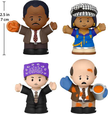 Little People Collector The Office Best Moments from US TV Show Special Edition Set for Adults & Fans in Display Box, 4 Figures, HVG56